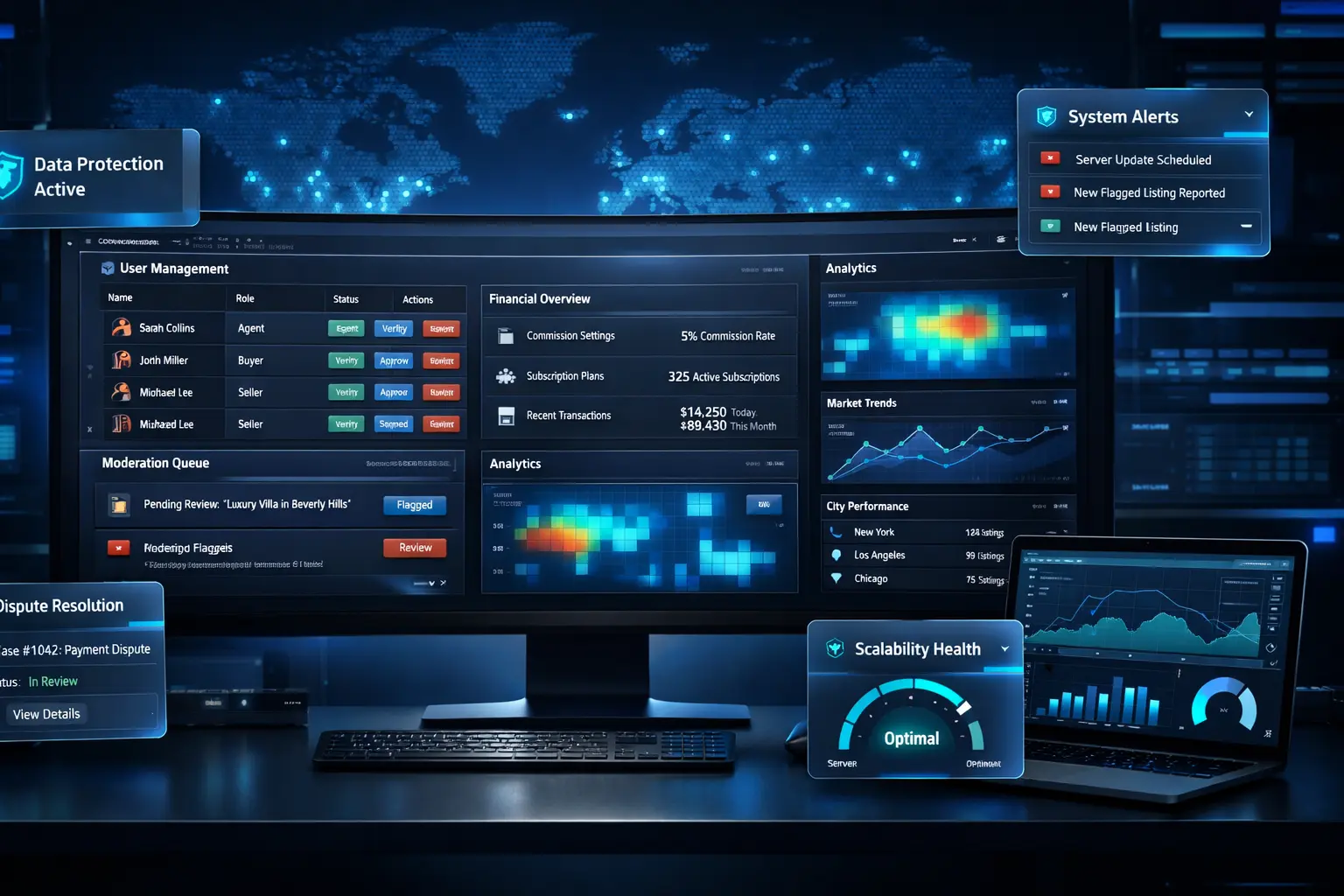 Real Estate App Admin Panel